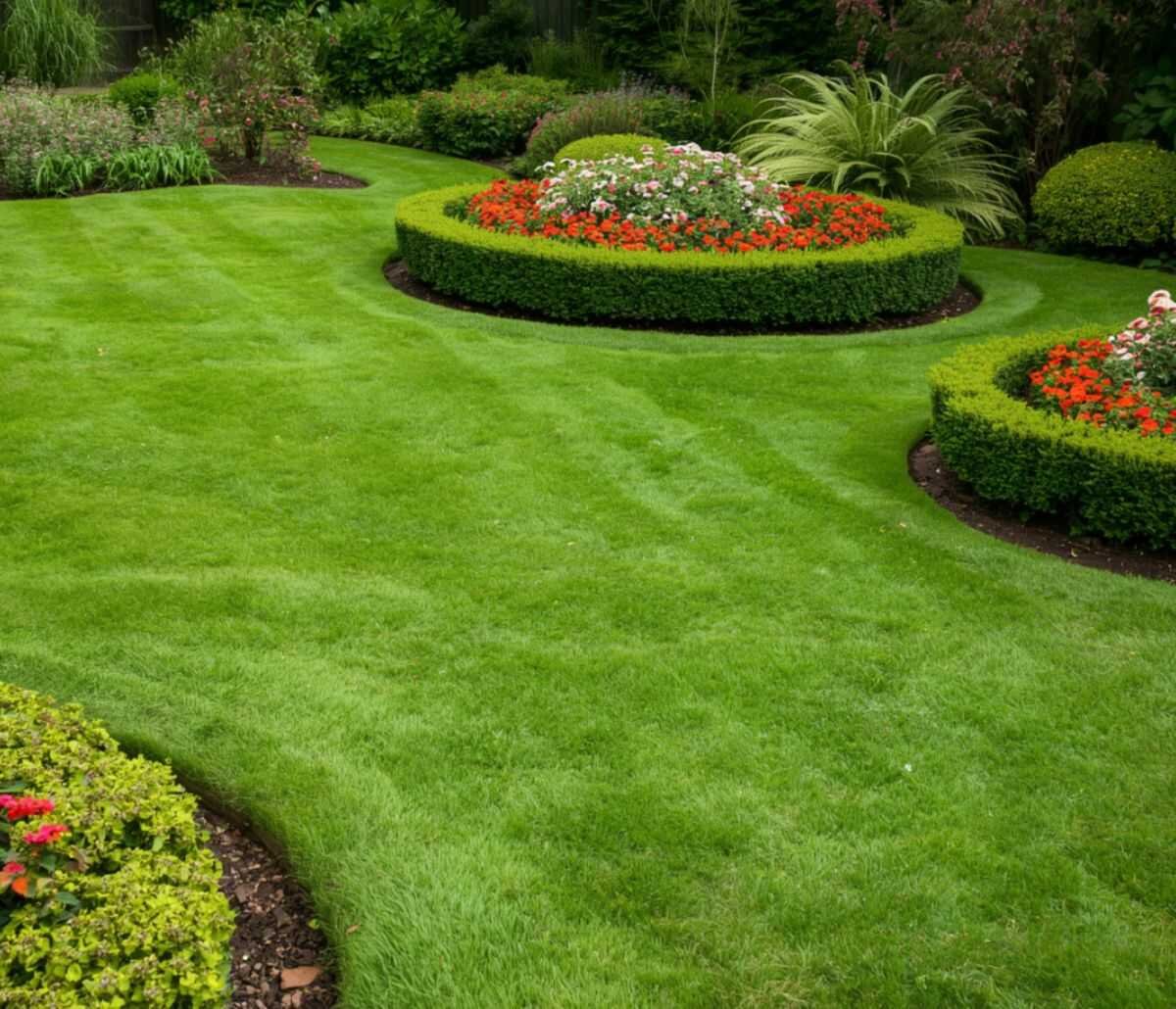 Hovenier plant nieuwe beplanting aan in een tuin