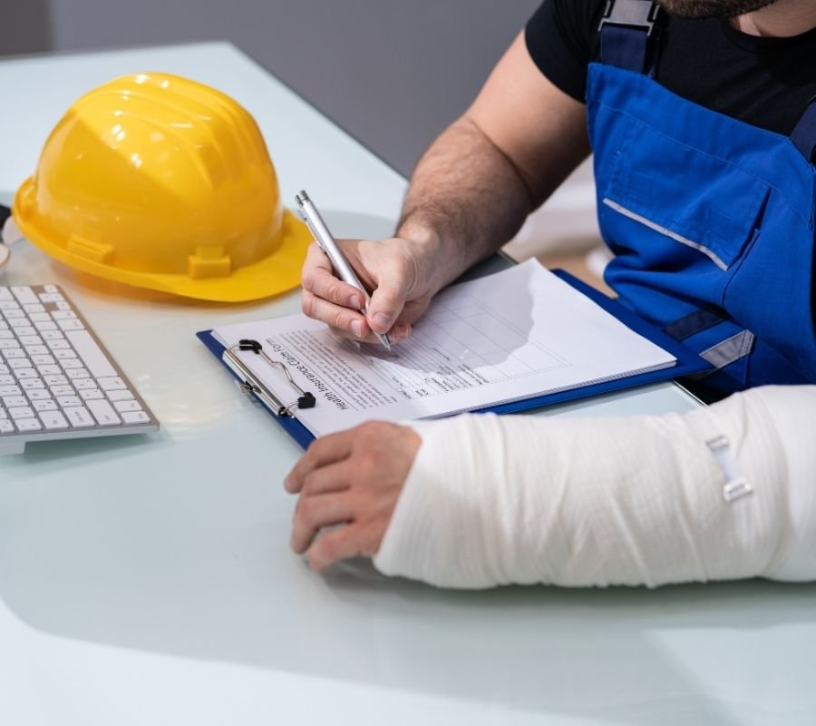 Bouwprofessional na arbeidsongeval