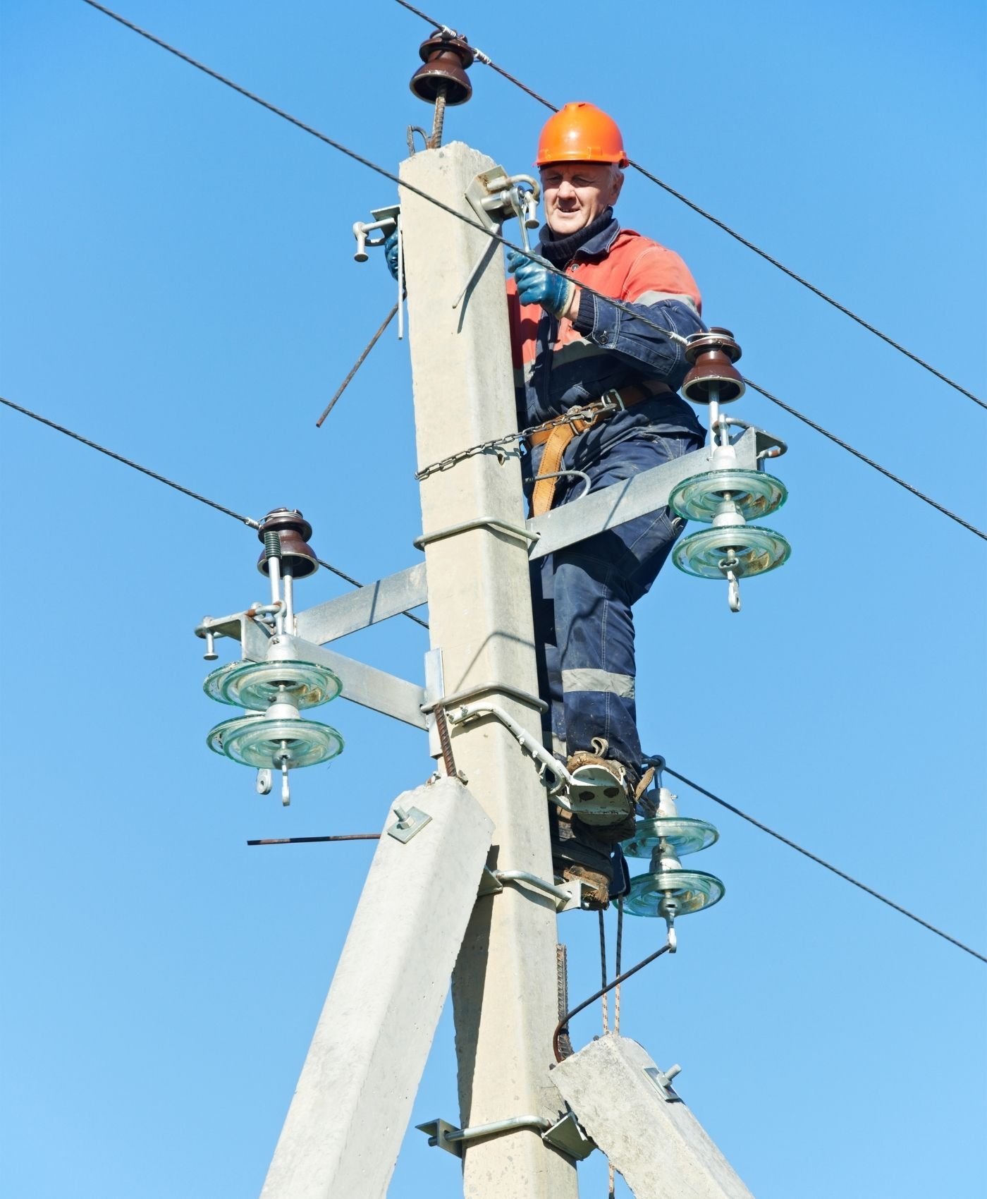 Elektricien aan het werk
