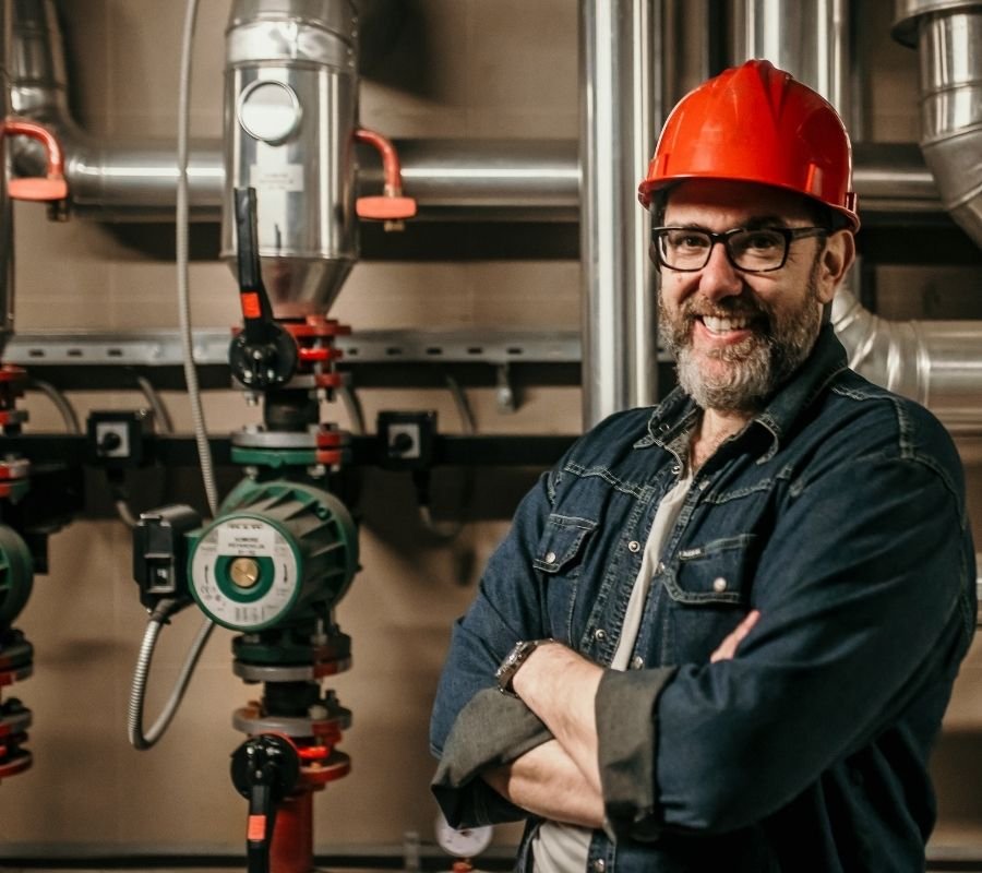 Loodgieter na afwerking