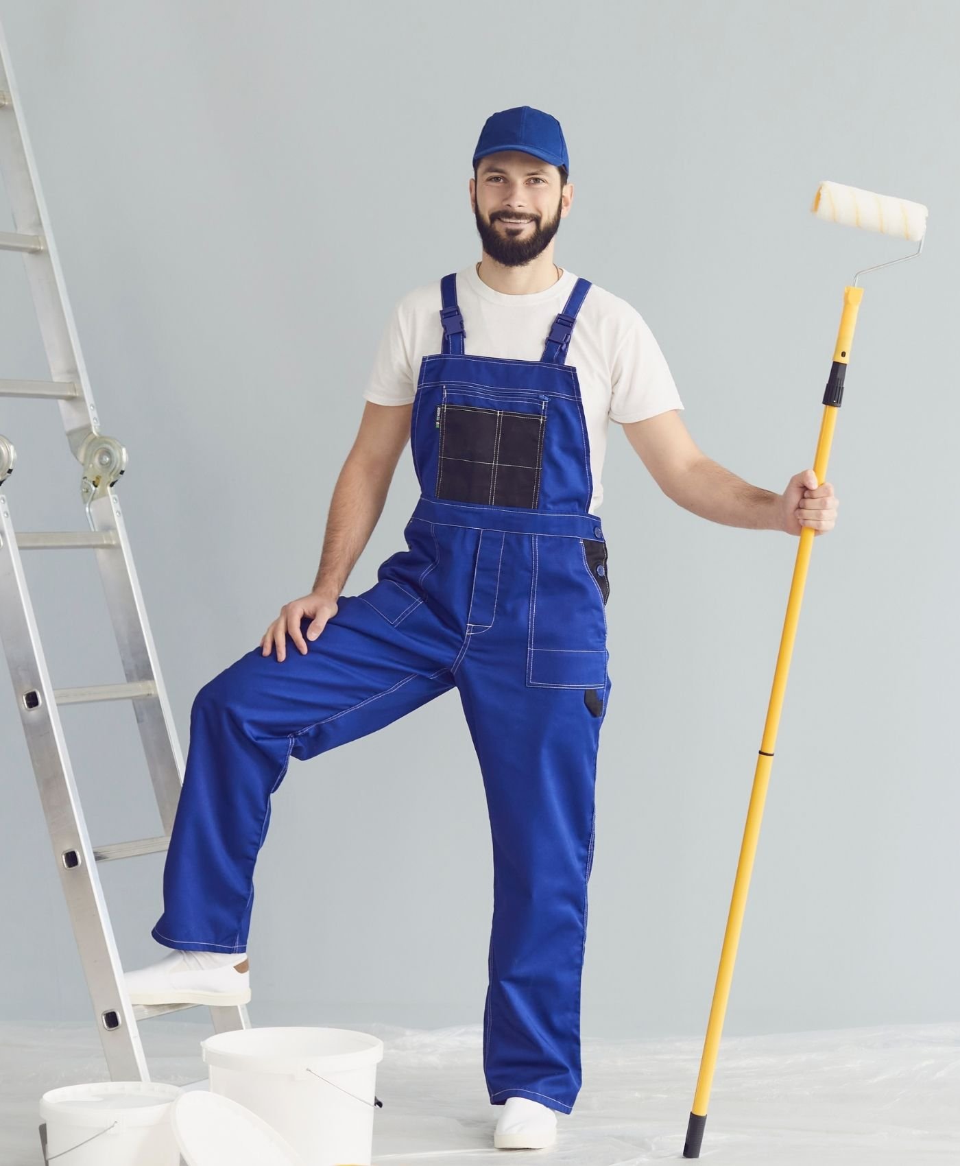 Schilder aan het werk